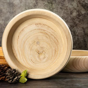 Bols à salade en bois de mangue durable et sans danger pour les aliments Présentoir de noix de fruits secs Vaisselle écologique Cuisine Salon Accent Vaisselle - Product Image 5