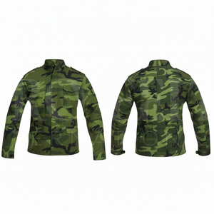 Fashionable Trendy Custom Camouflage Print Stand Collar Lightweight Outdoor Jacket Full Sleeve Casual <b>Zip</b> <b>Up</b> Windbreaker Jacket - Product Image 4