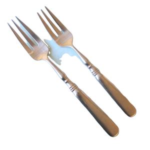 Ensemble de fourchettes à dîner en acier, set de luxe en acier inoxydable avec poignée faite à la main, de haute qualité pour restaurant, maison de mariage, 8 pièces - Product Image 1
