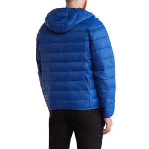 High Quality Men's Duck Down Puffer Jacket Waterproof Windproof <b>Zip</b> <b>Up</b> Casual Winter Outerwear Shiny Polyester Wadding Jacket - Product Image 2