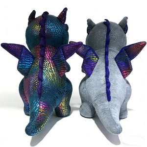 Peluche de dragon fantastique personnalisée, jouet de dragon scintillant, poupée en peluche de dragon galaxie brillante - Product Image 3