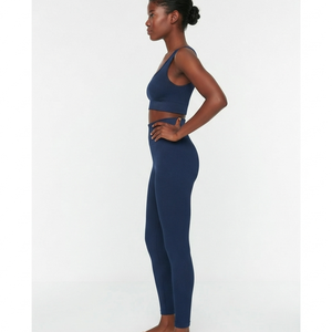 Conjuntos Deportivos de Yoga y Pilates de Alta Calidad Personalizados, Leggings y Sujetador Deportivo, Ropa Deportiva Activa para Gimnasio, Cintura Alta, para Hombre, Tallas Grandes - Product Image 5