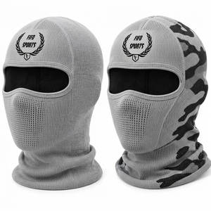 Lightweight Comfortable Fit Sports Outdoor Winter Unisex Headwear Custom <b>Balaclava</b> Mask <b>Full</b> <b>Face</b> Covering Stretch Fabric Breath - Product Image 5