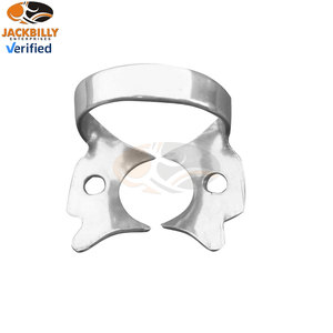 ที่หนีบยางกันน้ำลายสำหรับงานทันตกรรมแบบใช้มือ  เครื่องมือทันตกรรมสำหรับการแยกส่วนของช่องปาก  การรักษารากฟัน  ทำจากเหล็กกล้าไร้สนิมที่มีความแม่นยำสูง - Product Image 4