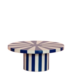 Support à gâteau exclusif en os incrusté de nacre, de forme ronde moderne, support artisanal pour mariages, anniversaires et événements festifs arabes - Product Image 4