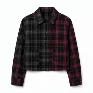 Chemise en flanelle de coton à manches longues pour homme, chemise décontractée à carreaux personnalisée, fournisseur en gros, vêtements à marque privée - Product Image 3