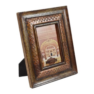 Handcrafted Wooden Photo <b>Frames</b> Set - Vintage Floral Design Wholesale - Product Image 2