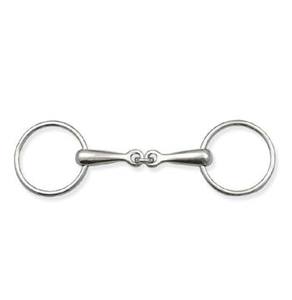 Bocados de Anillo Suelto de Acero Alemán Premium para Entrenamiento de Caballos, Bocado de Boca Lisa, Equipo Ecuestre Modelo TM STAR - Product Image 2