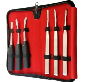 MIANBRO ENTERPRISES Ensemble d'élévateurs dentaires pour chevaux en acier inoxydable allemand, 6 pièces, manuel, certifié CE Classe I - Product Image 2