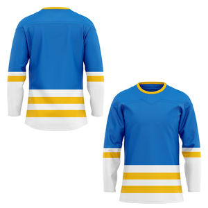 Maillot de hockey sur glace personnalisé par sublimation avec logo, fabricant en gros, usine OEM, fournisseur en vrac - Product Image 5