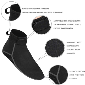 Premium Comfort Sand <b>Socks</b> Breathable Neoprene Beach Footwear Designed For Optimal Performance During Coastal Sports Training - Product Image 2