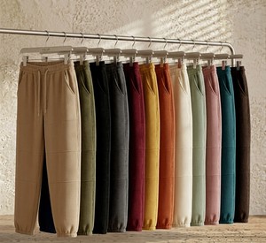 High Waist Wide Leg Canvas Breathable Autumn <b>Pants</b> Solid Color Loose Fit Full Length Drawstring Casual Trousers Pockets Spandex - Product Image 5