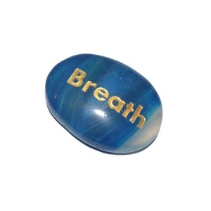 Pierre gravée bleue en Onyx, oxy meilleure vente sur première vente en ligne - Product Image 1