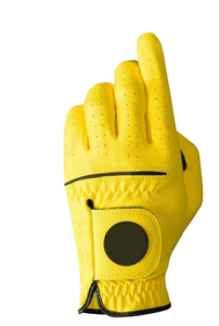 Guantes de Golf de Cuero Genuino con Logotipo Personalizado, Diseño Nuevo a Bajo Precio, Transpirables, Ligeros, de Secado Rápido, Resistentes al Viento, Unisex, para Mano Izquierda/Derecha - Product Image 2