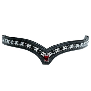 Correa ecuestre de cuero de vaca 100%, diseño de lujo para cejas, fabricante al por mayor, diseño personalizado, todos los colores disponibles - Product Image 1