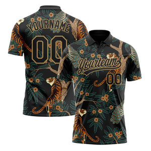 เสื้อโปโลผ้าฝ้ายคุณภาพสูง ไซส์ใหญ่ สำหรับผู้ชาย เสื้อโปโลสำหรับตีกอล์ฟ แบบซับลิเมชั่น เสื้อยืดโปโลแบบซับลิเมชั่นสำหรับผู้ชาย ออกแบบตามสั่ง - Product Image 4