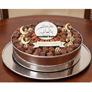 Bol à chocolat carré en métal avec plateau, qualité supérieure, bol à bonbons de table, dernière collection, bol à chocolat de luxe - Product Image 4