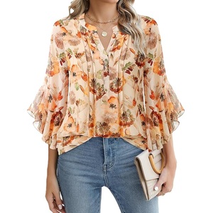 Pulls pour femmes, couleur unie, tricotés, manches longues ou courtes ou 3/4, fermeture boutonnée, style décontracté, fournisseur du Bangladesh. - Product Image 1