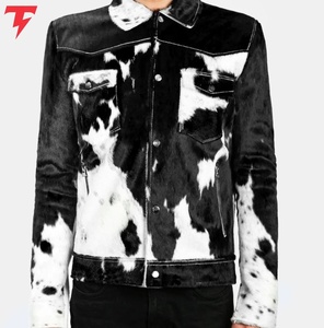 Chaqueta de Piel de Vacuno Personalizada, Tejida con Viscosa, Transpirable, Elegante, de Invierno, de Alta Calidad, Servicio OEM - Product Image 4