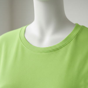 Camisetas Casuales de Verano para Mujer, de Color Sólido, Manga Corta, 100% Algodón Elástico, Personalizables, al por Mayor - Product Image 5