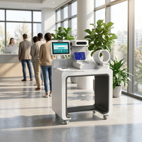 Kiosque de dépistage médical intelligent numérique Huasheng HS-K600, doté d'une intelligence artificielle, pour des examens médicaux complets et des visites en télémédecine