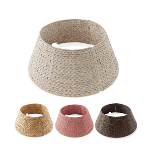 Collar de Árbol Plegable de Jacinto de Agua Tejido a Mano para Decoración Navideña, Proveedor Mayorista con Precio Competitivo - Product Image 3