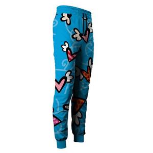Men's Printed Sweatpants Black <b>White</b> Yin Yang Pattern Elastic Waist Casual <b>Joggers</b> Sublimation Design Midweight Cotton Pants - Product Image 4