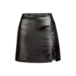 Manufacturing Custom Hand Stitched <b>Women</b> Knee Length Straight Design Casual Breathable <b>Leather</b> <b>Skirts</b> OEM Service <b>Women</b> <b>Skirts</b> - Product Image 2