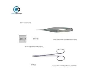 Juego de Instrumentos de Alta Calidad para Cirugía Ocular Funcional y Microcirugía de Glaucoma, Acero Duradero, Manual, KAHLU ORTHOPEDIC - Product Image 2