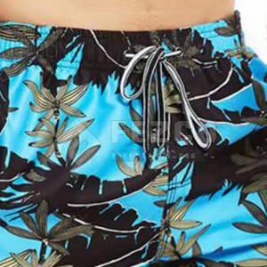 Shorts de bain sportifs confortables et à séchage rapide pour hommes, avec taille élastique et poches latérales - Product Image 3