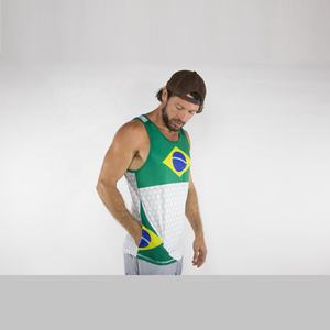 Camiseta sin mangas de verano sublimación diseño de impresión personalizado 100% tela de poliéster camiseta sin mangas secado rápido gimnasio deporte entrenamiento para hombres mujeres - Product Image 4