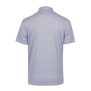Vêtements d'entreprise pour hommes : Chemises personnalisées en polyester tricoté à manches courtes, respirantes, avec poche, pour broderie et impression de logo - Product Image 3