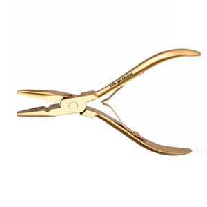 Pinzas Ligeras de Color Dorado para Extensiones de Cabello, Herramienta de Instalación de Extensiones de Cabello Multiusos Ajustable, Cómoda y Ergonómica - Product Image 2