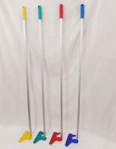 Manche de balai en aluminium, tige de nettoyage de sol légère, réutilisable et facile à fixer aux têtes de balai standard pour un nettoyage efficace des sols - Product Image 5