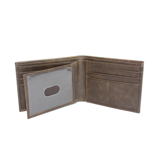 <b>Large</b> Capacity Genuine Leather <b>Wallet</b> RFID Protected for <b>Men</b> Custom Private Label RFID Leather <b>Wallet</b> Anti-Scan Bifold - Product Image 2