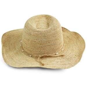 Women's Natural Grass <b>Floppy</b> Straw <b>Hat</b> With <b>Black</b> Ribbon Beach Sun Protection Wide Brim Adult Summer <b>Hat</b> - Product Image 2