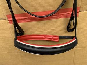 บังเหียนม้าหนังแท้คุณภาพสูง พร้อมโลโก้และดีไซน์แบบกำหนดเอง ทนทาน สไตล์ตะวันตก สำหรับขี่ม้า ALR ปรับแต่งได้ - Product Image 3