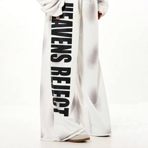 Top Trendy Style <b>Women</b> Sunfade Baggy Style Sweatpants With Screen Printed logos Streetwear Flare Sweatpants Wholesale Rate - Product Image 1