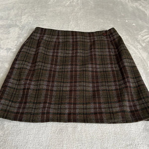 Jupe écossaise style 2026 pour femme, marron à carreaux, en mélange de laine Highland, jupe portefeuille, kilt, vente en gros - Product Image 6