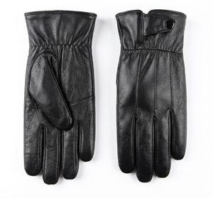 Gants en cuir véritable pour hommes de qualité supérieure, logo personnalisé, vente en gros - Product Image 2