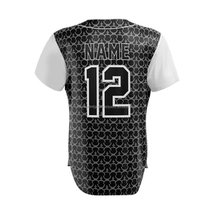 Camiseta de Béisbol Personalizada con Estampado Digital, Transpirable, Tallas Grandes, Estilo Personalizado, Venta al Por Mayor - Product Image 4