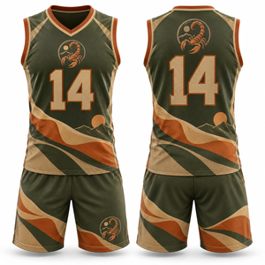 Conjunto de Uniforme de Baloncesto con Camiseta y Pantalones Cortos, Paneles Laterales con Cordón Ajustable, Cintura Elástica, Pedidos por Grupo, Diseño para Juegos Escolares - Product Image 3