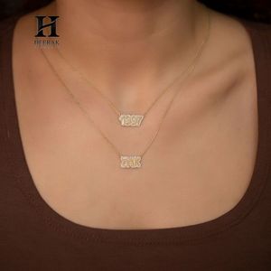 Custom Fine Jewelry Supplier - Personalized Diamond Nameplate Necklace, 14k/18k <b>Solid</b> <b>Gold</b> Customizable <b>Pendant</b> for Wholesale - Product Image 3