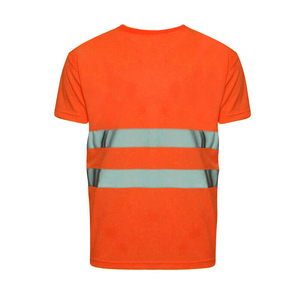 OEM Reflective Sport T-shirt Safety Road Construction Wear Short <b>Sleeve</b> Shirt Hi Vis Men Outdoor Work T-Shirt - Product Image 6