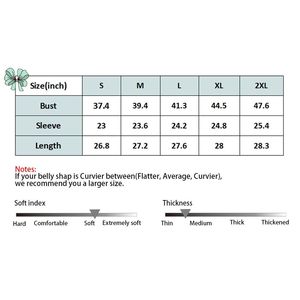 Tunique ample à manches longues et col rond pour femme, chemise décontractée d'hiver pour les activités de plein air - Product Image 2