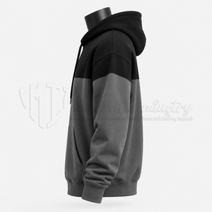 Sudadera con Capucha Oversize Unisex de Bloques de Color Personalizables, Estilo Urbano de Invierno, Forro Polar Grueso, Servicio OEM - Product Image 6