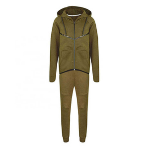 Trajes Deportivos para Hombre de Último Diseño Profesional, Nueva Llegada, Color Verde Oliva, Trajes Deportivos Ligeros de Color Sólido - Product Image 1