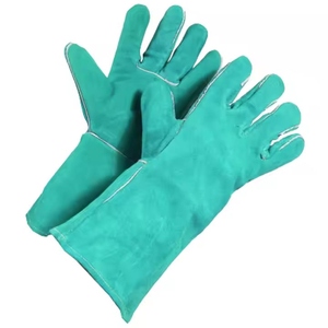 Gants de sécurité en cuir de vachette pleine fleur de qualité supérieure, réfléchissants, pour la construction, la lutte contre les incendies, résistants à l'abrasion, pour le travail - Product Image 5