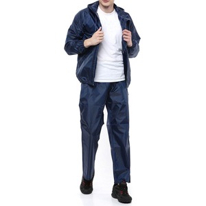Ensemble de survêtement coupe-vent personnalisé en nylon pour homme : veste de sport zippée et pantalon coupe-vent pour l'entraînement - Product Image 2