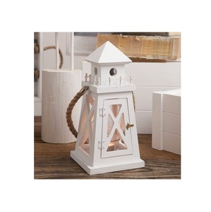 Farol de Madera para Velas, Decoración Rústica para un Ambiente Acogedor en el Hogar, Comedor, Repisa de Chimenea y Celebraciones Festivas - Product Image 3